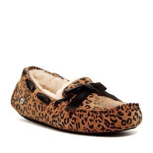 NEW 2016 UGG Australia Dakota Bow Leopard Moccasin Size 6